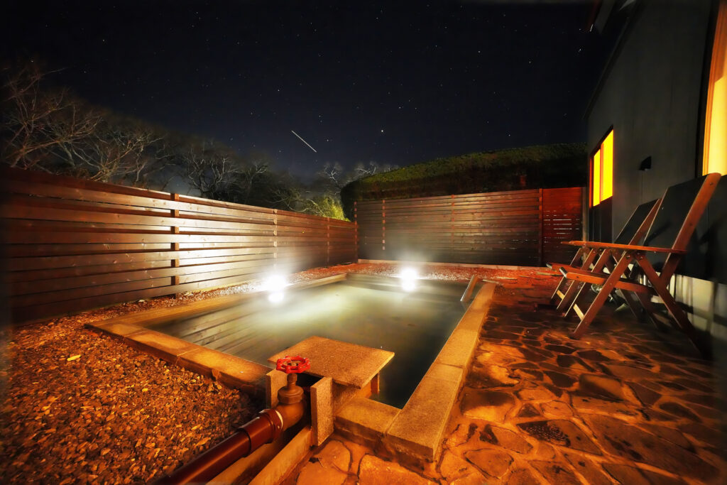 画像:こだわりの露天風呂